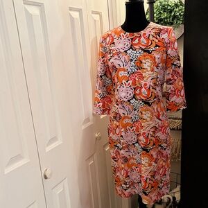 J. McLaughlin Multicolor Floral Dress